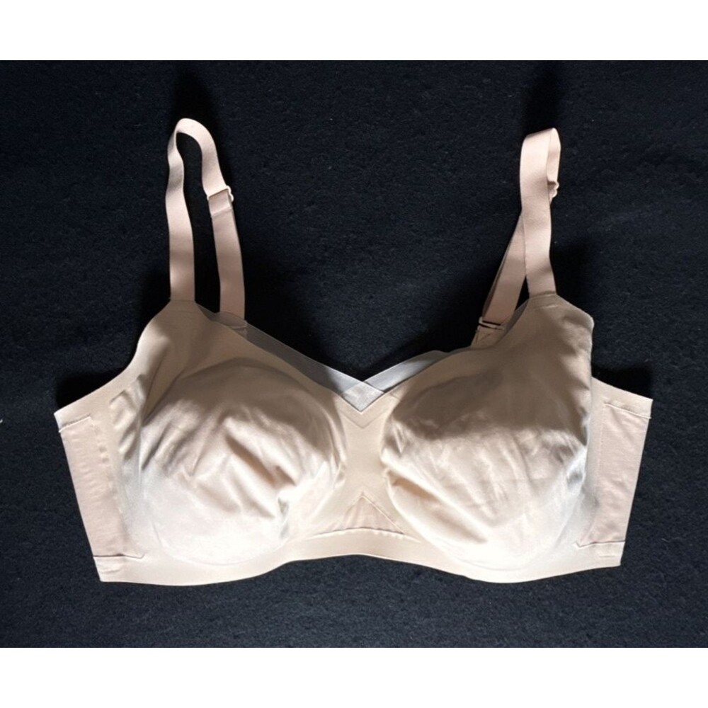 Honeylove Crossover Wireless Nude Smoothing Seamless Max Support Bra 1X
